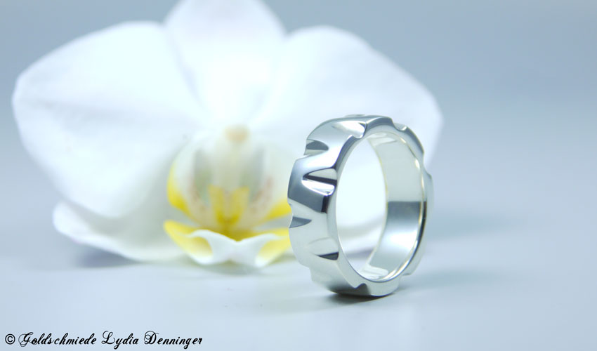 Massiver Ring 925 Silber