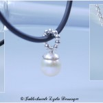 Silberanhänger mit Perle