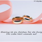 Eheringe 585/14K Gelbgold mit Unendlichkeitsgravur