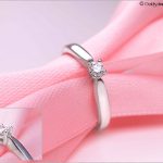 Verlobungsring in Silber mit Brillant