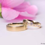 Eheringe 750/- Gelbgold mit Brillanten 