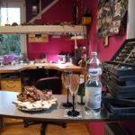 Werkstatt mit Verpflegung für Trauringschmiedekurs Die Werkstatt für den Kurs mit Snacks und Getränken.